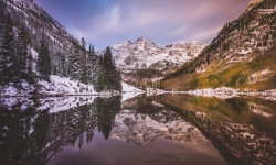 H-3X2-LE0071-Maroon-Bells-Reflections