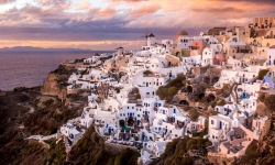 H-3x2-Greece-Santorini-Oia-Sunset