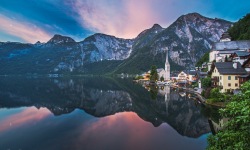 H-3x2-HALLSTATT-Blue-Hour-Austria