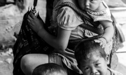 V-3x2-BW-Laos-Happy-Kids