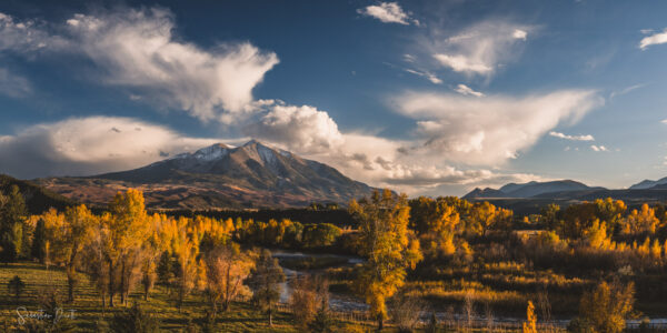 Mt. Sopris Golden Sunset