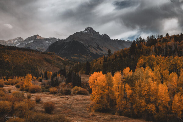 Mount Sneffels Stormy Autumn