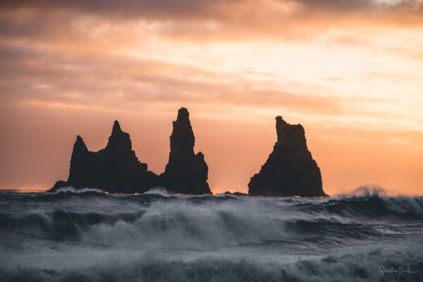 Reynisdrangar Sunset Storm