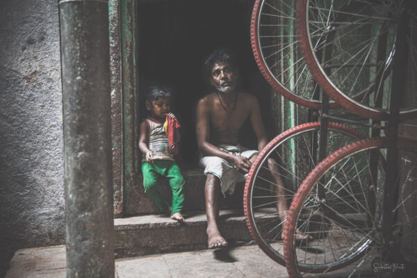 Varanasi Girl and Father