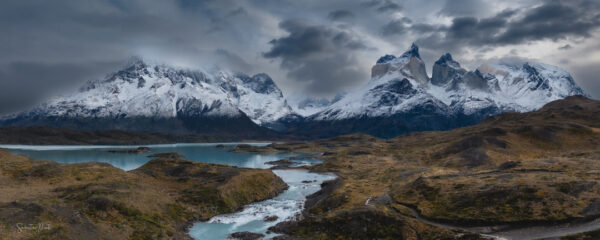 Torres del Paine Salto Grande Aerial