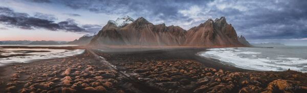 Vestrahorn Cold Sunset