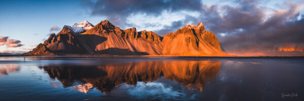 Vestrahorn Sunset Reflections