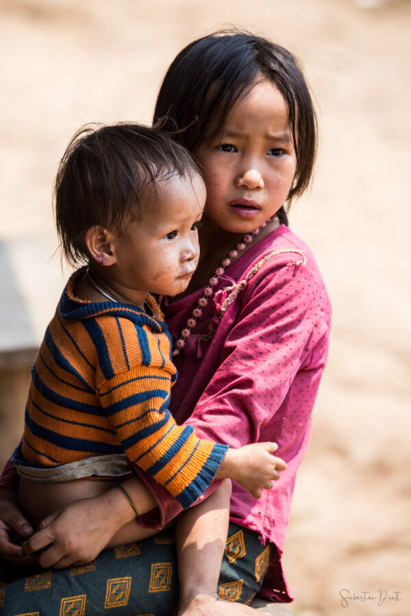 Laos Kids Brother & Sister