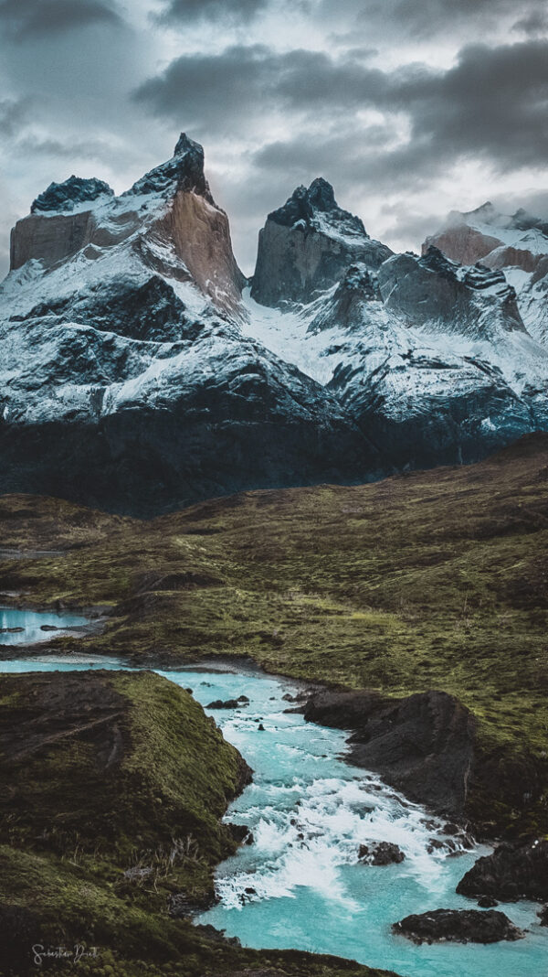 Torres del Paine Salto Grande Aerial