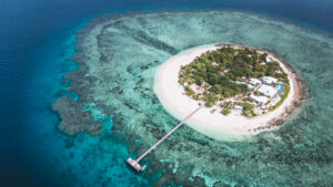 FIJI - Mala Mala Island Air View